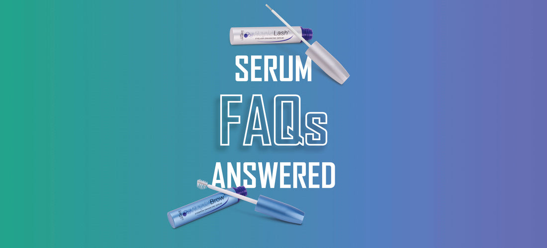 Your most asked questions about lash and brow serums ANSWERED!
